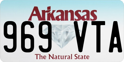 AR license plate 969VTA