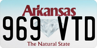 AR license plate 969VTD