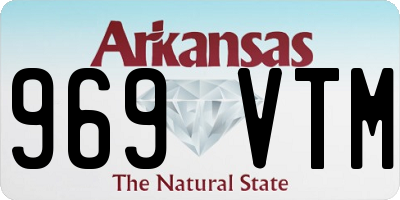 AR license plate 969VTM