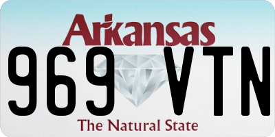 AR license plate 969VTN