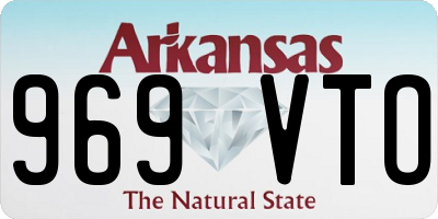 AR license plate 969VTO