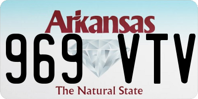AR license plate 969VTV