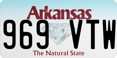 AR license plate 969VTW