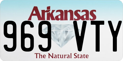 AR license plate 969VTY