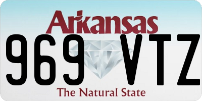 AR license plate 969VTZ