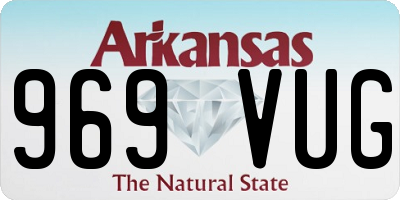 AR license plate 969VUG