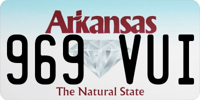AR license plate 969VUI