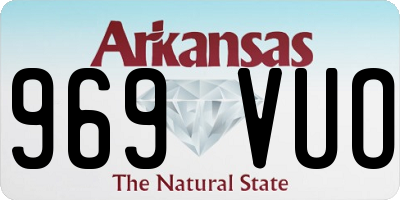 AR license plate 969VUO