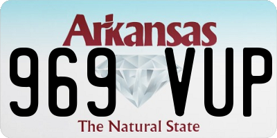 AR license plate 969VUP