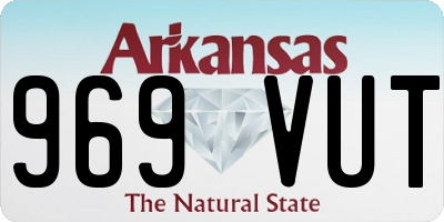 AR license plate 969VUT