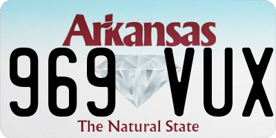 AR license plate 969VUX