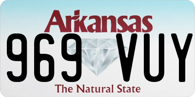 AR license plate 969VUY