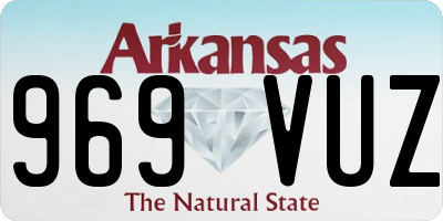 AR license plate 969VUZ