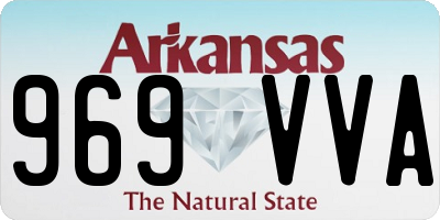 AR license plate 969VVA