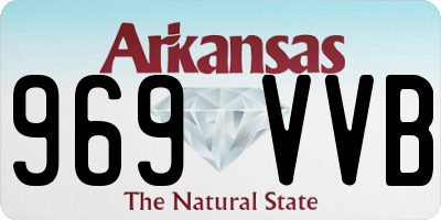 AR license plate 969VVB