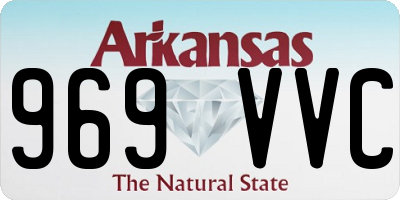 AR license plate 969VVC