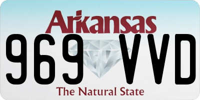 AR license plate 969VVD
