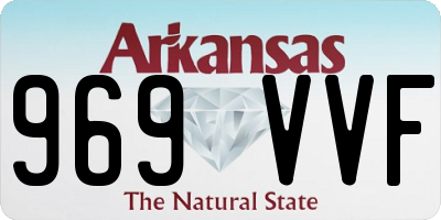 AR license plate 969VVF