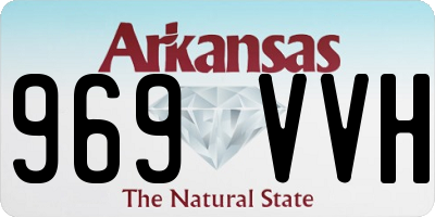 AR license plate 969VVH