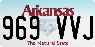 AR license plate 969VVJ