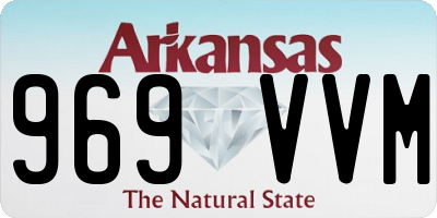 AR license plate 969VVM