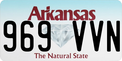 AR license plate 969VVN