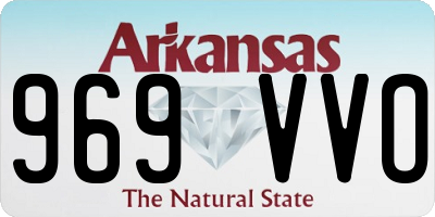 AR license plate 969VVO