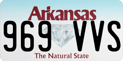 AR license plate 969VVS