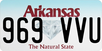 AR license plate 969VVU