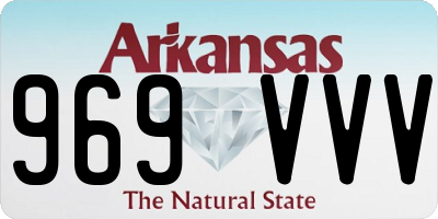 AR license plate 969VVV