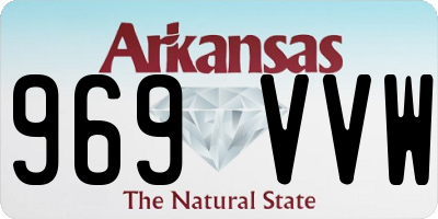 AR license plate 969VVW