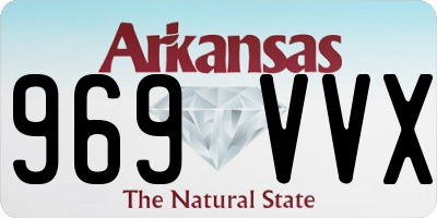 AR license plate 969VVX