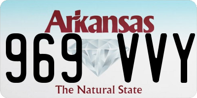 AR license plate 969VVY