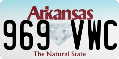 AR license plate 969VWC