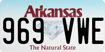 AR license plate 969VWE
