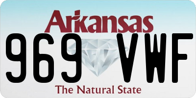 AR license plate 969VWF