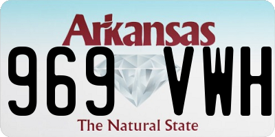 AR license plate 969VWH