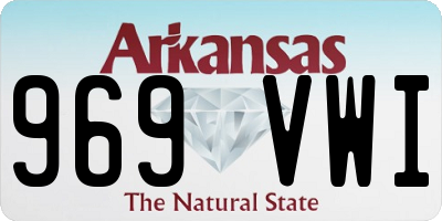 AR license plate 969VWI