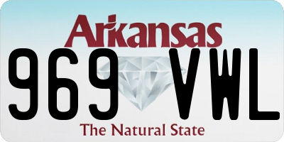 AR license plate 969VWL