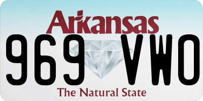 AR license plate 969VWO