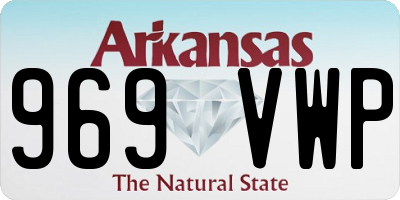 AR license plate 969VWP
