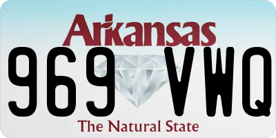 AR license plate 969VWQ