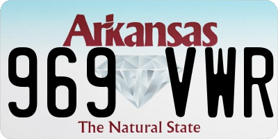 AR license plate 969VWR