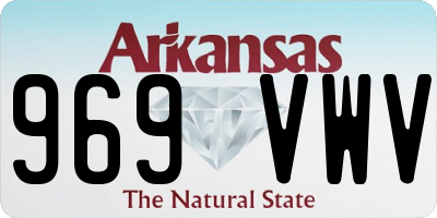 AR license plate 969VWV