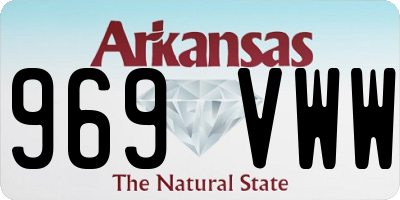 AR license plate 969VWW