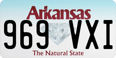 AR license plate 969VXI