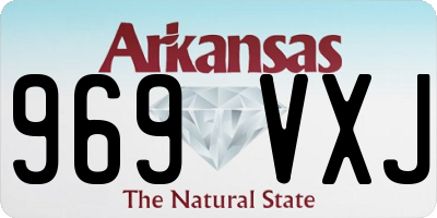AR license plate 969VXJ