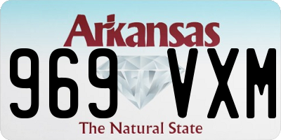 AR license plate 969VXM
