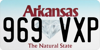 AR license plate 969VXP
