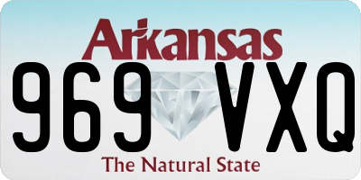 AR license plate 969VXQ